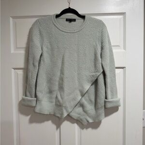 Women's Ribbed Knit Sweater - mint green